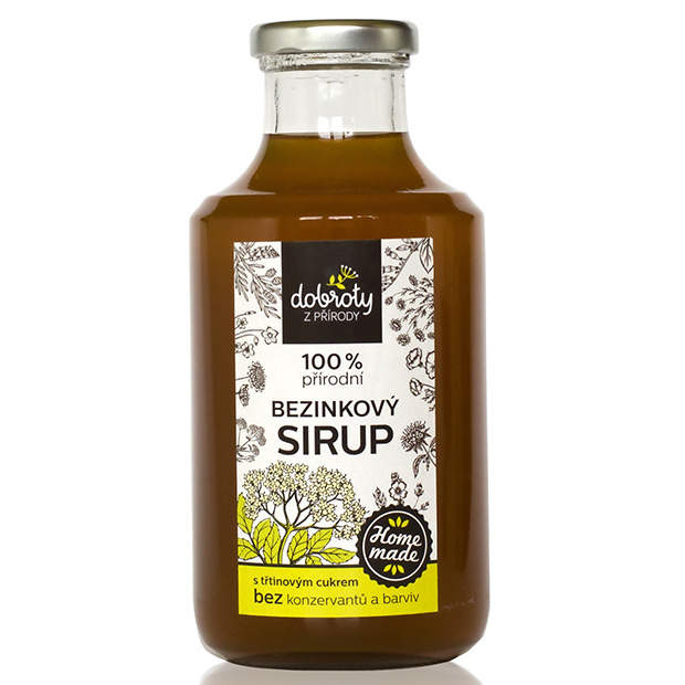 Přírodní bezinkový sirup 250ml Echt sirupy