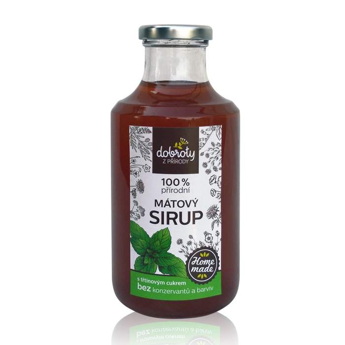 Přírodní mátový sirup 500ml Echt sirupy