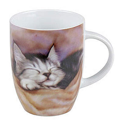 Hrnek SLEEPING KITTEN porcelán 355ml Mug shop