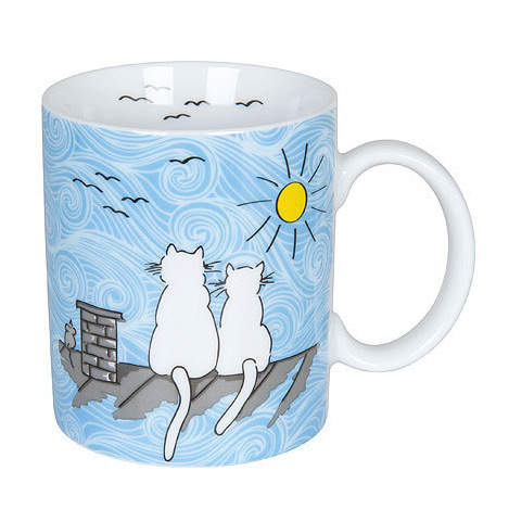 Hrnek CAT BY DAY porcelán 300ml Mug shop