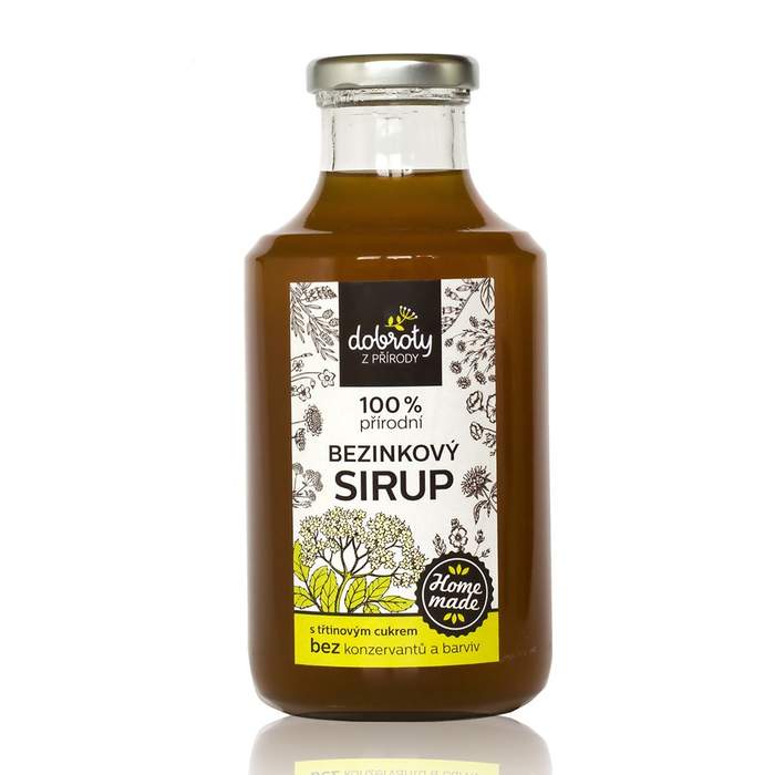 Přírodní bezinkový sirup 500ml Echt sirupy