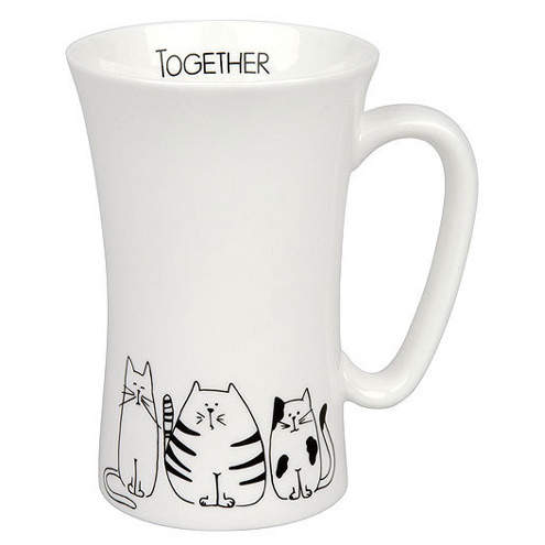 Hrnek FUNNY CATS porcelán 565ml Mug shop