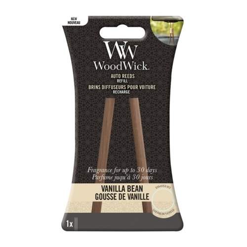 Náplň vůně do auta Woodwick AUTO REEDS  Vanilla Bean WoodWick