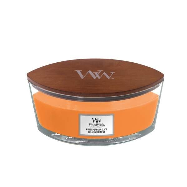 Vonná svíčka WoodWick oválná Chilli Pepper Gelato 453g WoodWick