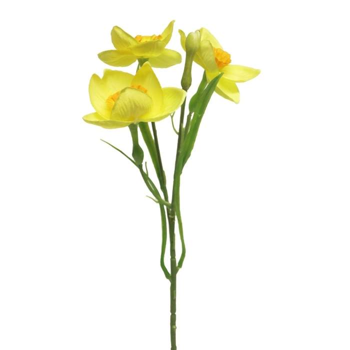 Narcis řezaný umělý 3 květy Nova Nature