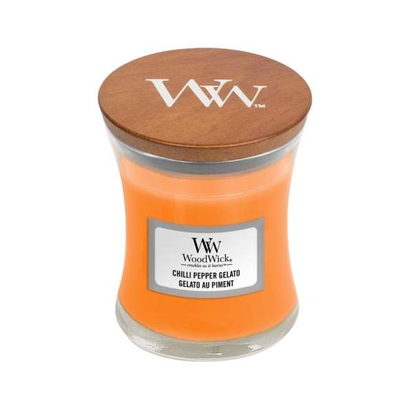 Vonná svíčka WoodWick Chilli Pepper Gelato 85g WoodWick