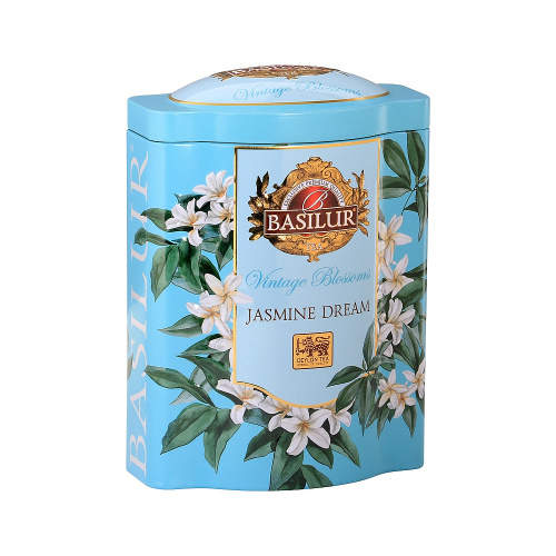 Čaj Basilur Vintage Blossoms Jasmine Dream dóza 100g Mix Tee