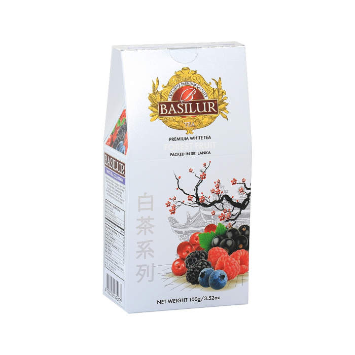 Čaj Basilur White Tea Forest Fruit 100g Mix Tee