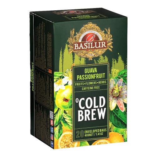 Čaj Basilur Cold Brew Guava Passionfruit 20x2g Mix Tee