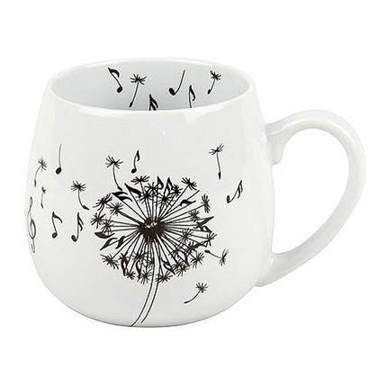 Hrnek DANDELION MUSIC porcelán 420ml Mug shop