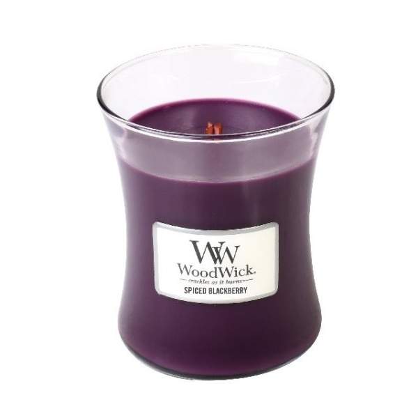 Vonná svíčka WoodWick Kořeněná ostružina 275g WoodWick