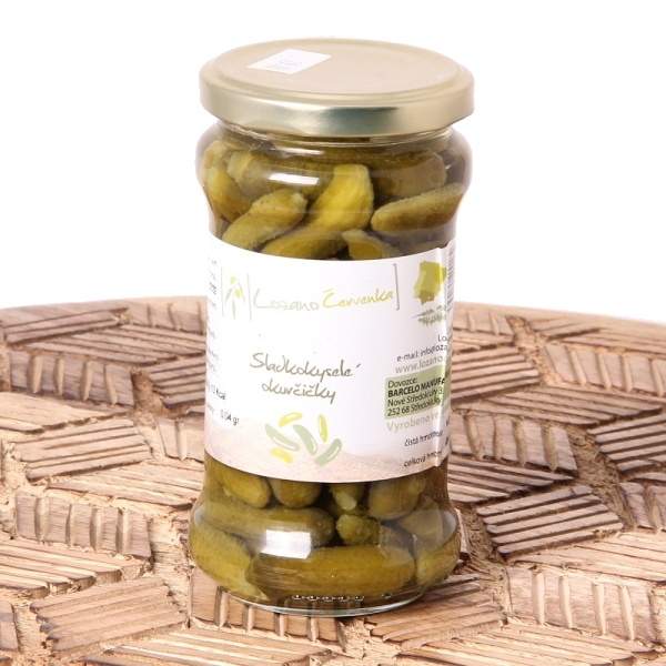 Sladkokyselé okurčičky Cornichon 145g Barcelo Manufacture