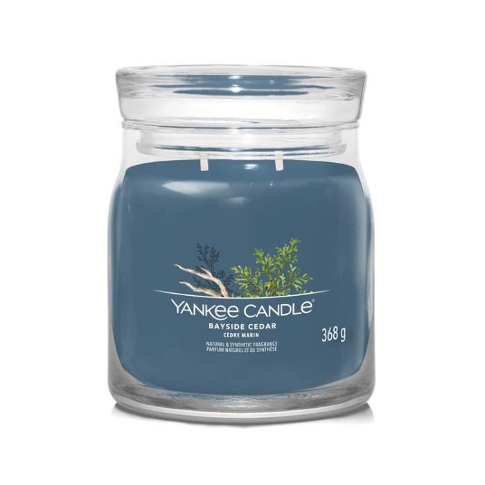 Svíčka YANKEE CANDLE Signature 368g Bayside Cedar Yankee Candle