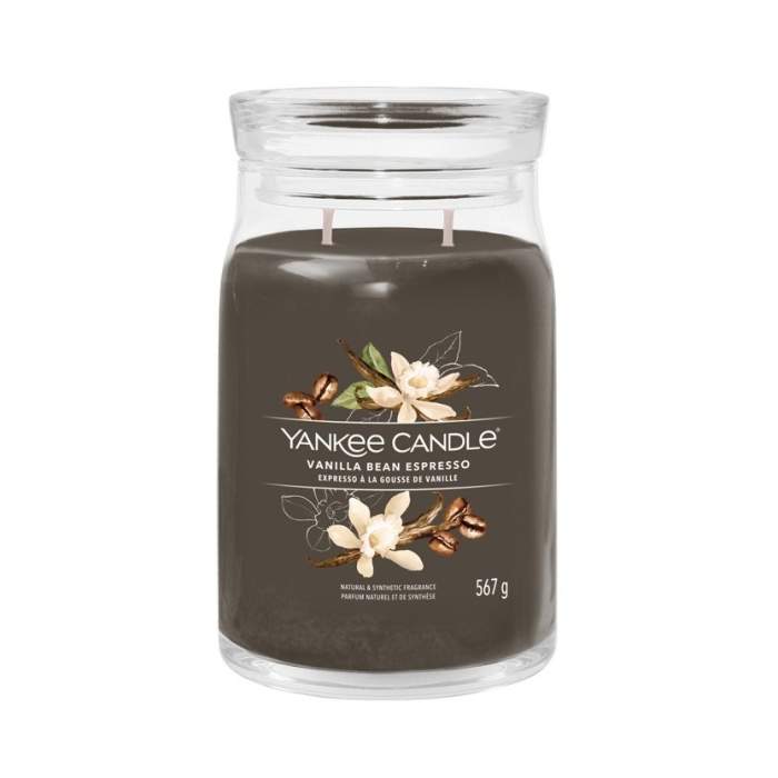 Svíčka YANKEE CANDLE Signature 567g Vanilla Bean Espresso Yankee Candle