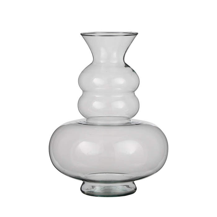 Váza atypická skleněná 24cm Edelman