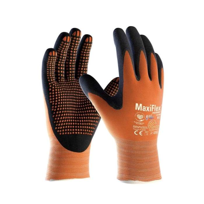 Rukavice MAXIFLEX® Endurance™ 42-848 polomáčené oranžové vel. 10 T.A.S. Praha s.r.o.