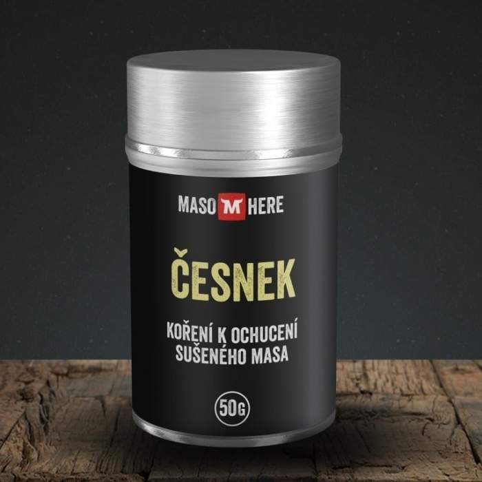 Koření česnek sušený 50g MASO HERE s.r.o.