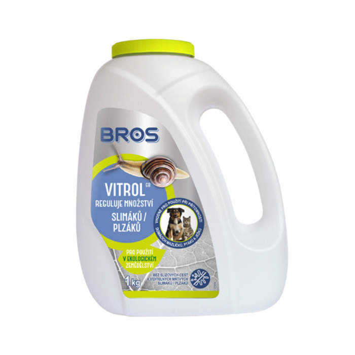 Přípravek Bros-Vitrol GB proti slimákům 1kg Nohel Garden