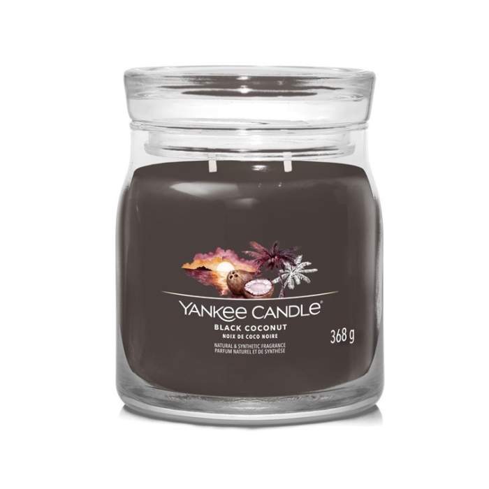 Svíčka YANKEE CANDLE Signature 368g Black Coconut Yankee Candle