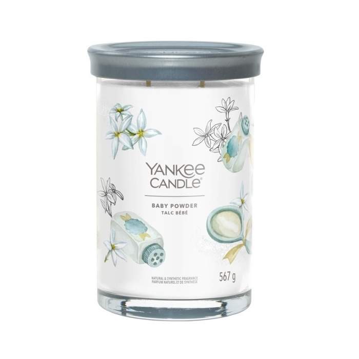 Svíčka YANKEE CANDLE Signature Tumbler 567g Baby Powder Yankee Candle