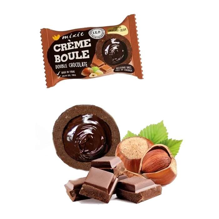 Mixit koláček datlový CRÉME BOULE Double chocolate 30g Mixit