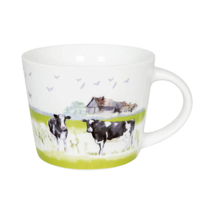 Hrnek porcelánový farmářský s krávami 420ml Mug shop