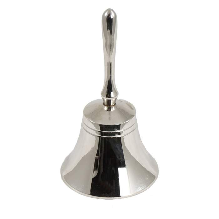 Zvonek niklový 11cm stříbrný Koopman