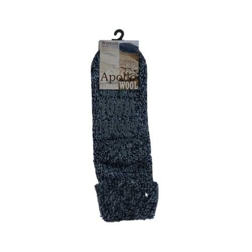 Ponožky dámské tmavě modré vel.39-42 vlna Angro