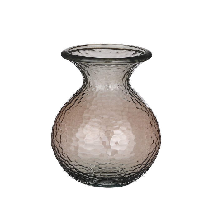 Váza skleněná VERDAL sv.hnědá 24