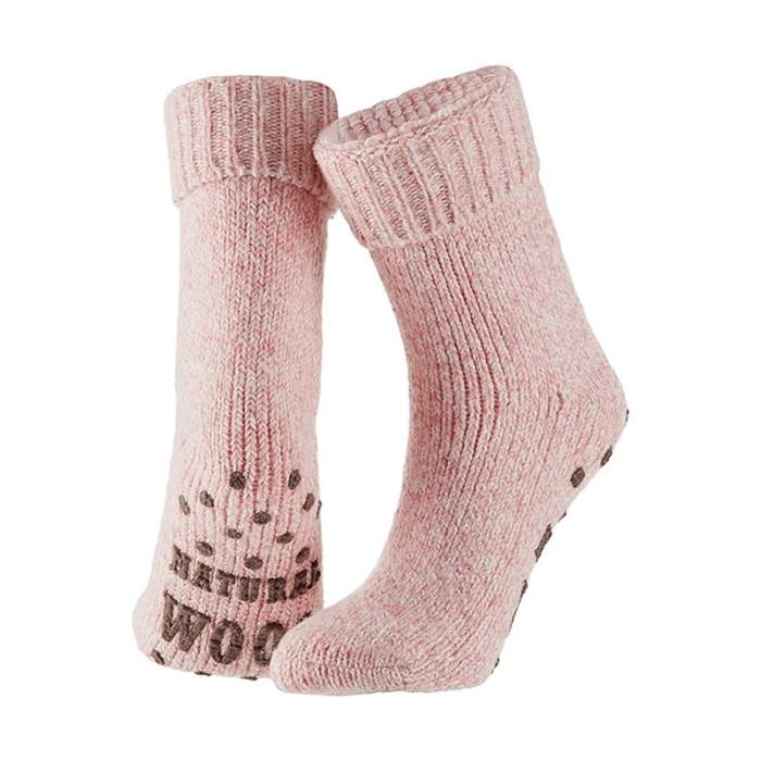 Ponožky dámské růžové vel.39-42 vlna Angro