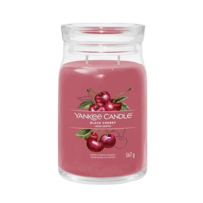 Svíčka YANKEE CANDLE Signature 567g Black Cherry Yankee Candle