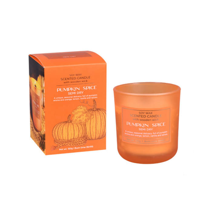 Svíčka vonná ve skle Pumpkin Spice Dry 150g Nohel Garden