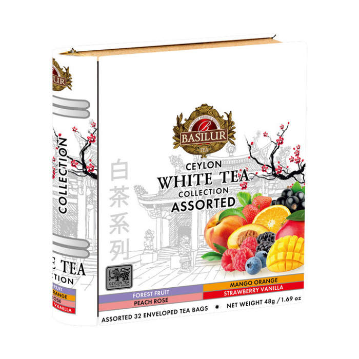 Čaj Basilur Book White Tea Assorted 32x1