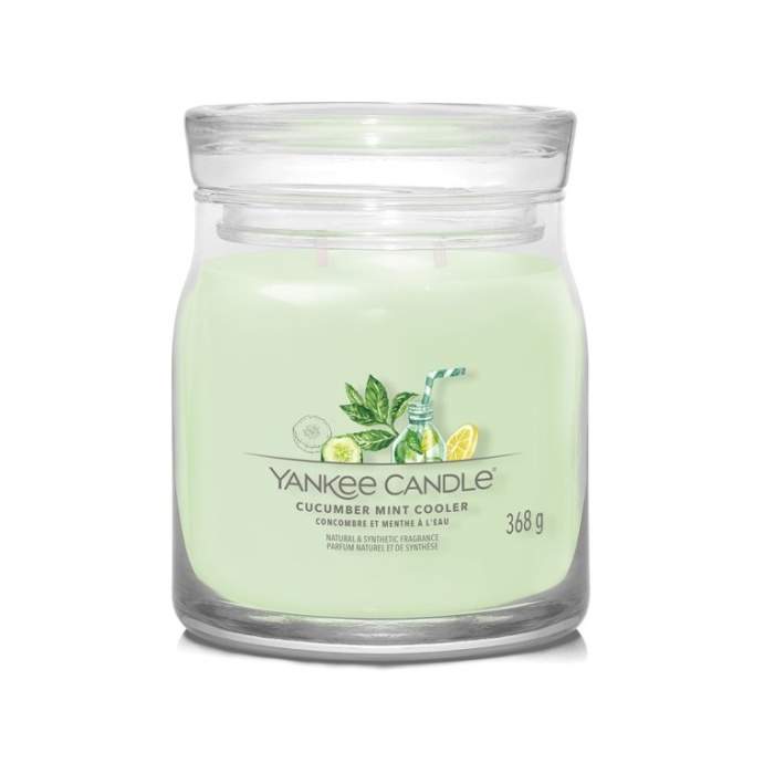 Svíčka YANKEE CANDLE Signature 368g Cucumber Mint Cooler Yankee Candle