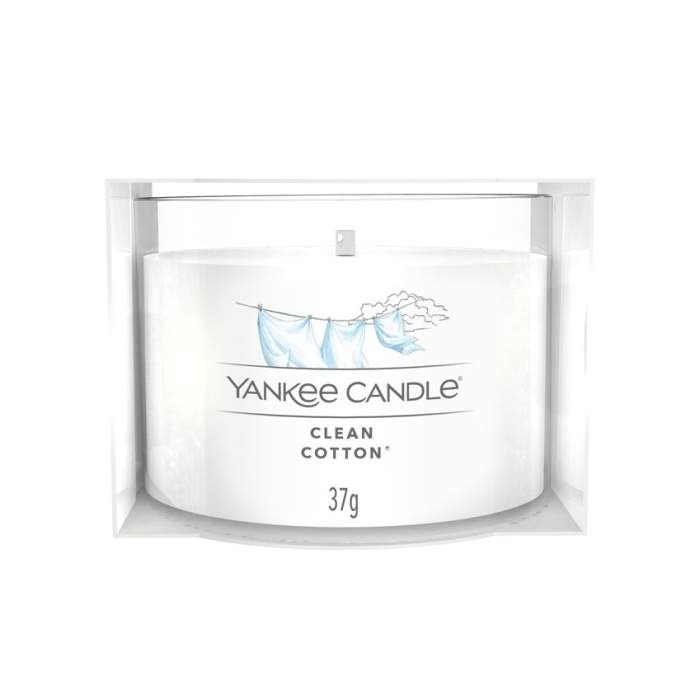 Votiv sklo YANKEE CANDLE Clean Cotton 37g Yankee Candle